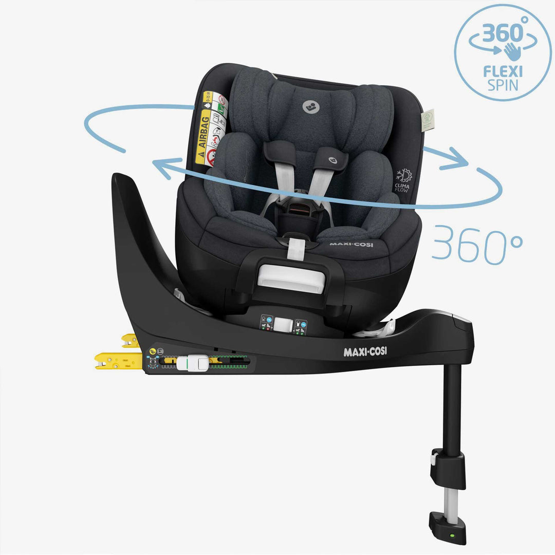 כיסא בטיחות מקסי קוזי מיקה פרו- אקו Maxi Cosi Mica Pro Eco - אפור גרפיט