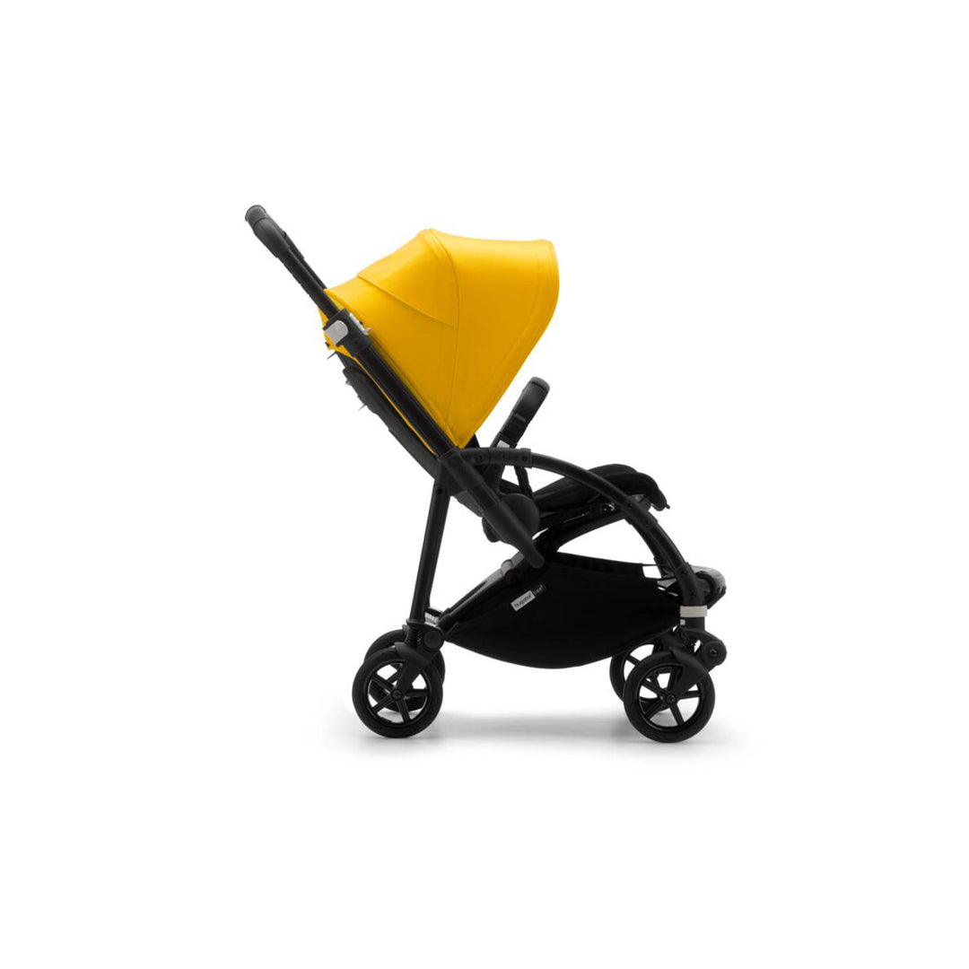 טיולון בי 6  שחור עם גגון צהוב שלד שחור Bugaboo Bee 6